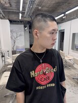 シアー(siar)&nbsp;ボーズ　お洒落ボーズ　フェードカット　ベリーショートヘアー