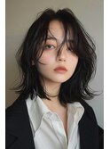 ミディアム/韓国ヘア/顔周り/似合わせ/【lana hair新宿】