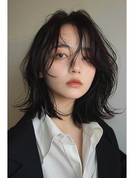 ラナ 新宿(lana) ミディアム/韓国ヘア/顔周り/似合わせ/【lana hair新宿】