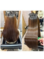 ニドミ 市ヶ尾店(Nidomi)&nbsp;診断カット×髪質改善(縮毛矯正)