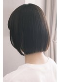 ボブ/フェイスレイヤー/縮毛矯正