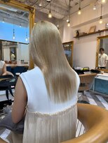 ロンドアベニール 北千住(Lond avenir)&nbsp;結べるレイヤーカット/グレージュブラウン/韓国巻き/顔周り