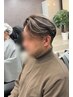 白髪も活かす｜大人メンズカット＋ハイライトカラー￥18900 ※俊平利用不可