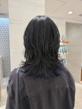 ピークアブー アヴェダ ギンザシックス(PEEK-A-BOO AVEDA GINZASIX) ミディアムレイヤー/外ハネレイヤー/インナーカラー