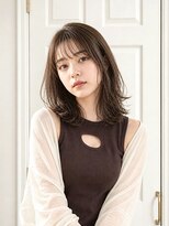 アロマ ヘアー ルーム 新宿3号店(AROMA hair room)&nbsp;外ハネボブ/レイヤーカット/シースルーバング/くびれヘア/新宿