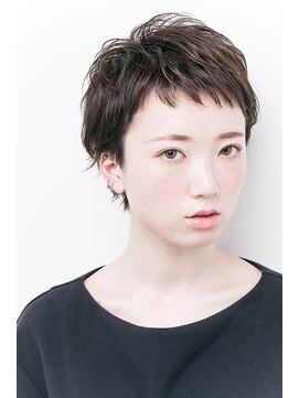 グランシー(granci produced by ApaKabar) 『大人可愛い黒髪ベリーショート』☆