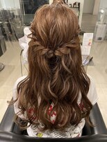 グランアディクト(Gran addict)&nbsp;ゆるふわハーフアップ