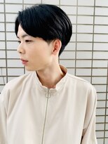 サロンドクロエ(Salon de Chloe)&nbsp;センターパート×マッシュ×ツーブロック×黒髪