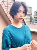 《Agu hair》丸みフォルム×短すぎないバランスショート