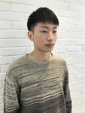トッカ ヘアアンドトリートメント 仙台店(tocca) 【星篤志】バーバーマッシュナチュラルパーマ刈り上げ