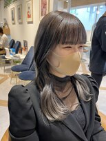 ロンドルーチェ 心斎橋(Lond luce)&nbsp;ダークアッシュ/ミディアムレイヤーカット［髪質改善/縮毛矯正］