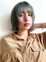 ガレージ バイ グリーン 原宿 表参道(Garage by green)&nbsp;【loki】ハイトーン×マッシュショート