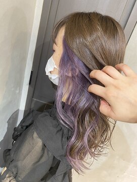 アクト 三鷹店(ACT) インナーカラー☆パープル