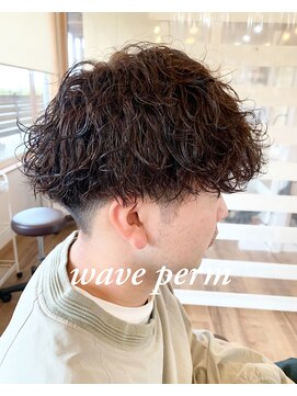 ロルド シェリ(Rold Cheri) 波巻きスパイラルパーマ刈り上げマッシュメンズ