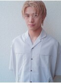 かき上げヘア ニュアンスマッシュ サイドパート ビジネス