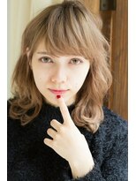 メンズアンドレディース モテナ ベージュ系カラー 無造作 抜け感ヘア【モテナ 豊田 浄水】