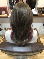 リアン(Lien)&nbsp;インナーピンク×アッシュベージュ