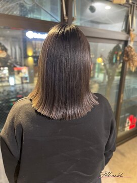 ジル アンク(Jill ankh) 《Jillankh 姫路駅前》ブリーチカラー　グレージュ　シルバー