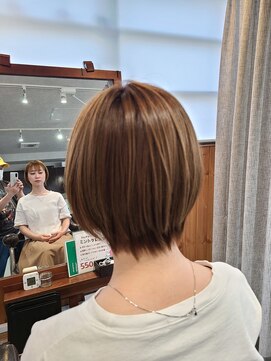 アニュー ヘア アンド ケア(a New hair&care) 20代30代大人可愛い★小顔ボブ丸みショートウルフカット
