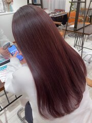 ラベンダー ピンク 髪質改善 トリートメント 韓国