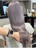 ラベンダーグレー/ケアブリーチ/水素トリートメント