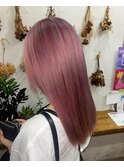 2024 セミロング×pink