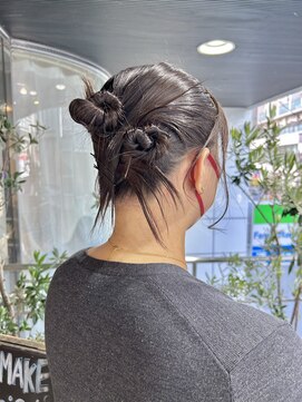 ヘアーアンドメイク ビス(HAIR&MAKE bis) ねじねじアレンジ☆ももこ