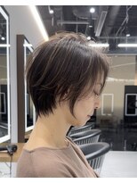 ミユーズ 表参道(Miyu's)&nbsp;ショートカット髪型20代30代40代50代前髪あり前髪なし面長丸顔