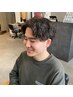 【期間限定】メンズカット＋パーマ＋クレンジングヘッドスパ　￥9990