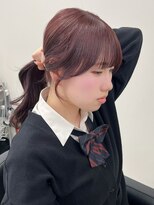 ベレーザシェルト(Beleza scelto) 13757髪質改善チェリーレッド黒髪アッシュブラックワインレッド