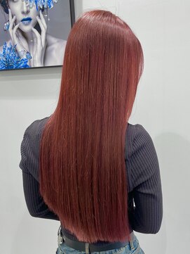 アリュア(Allure) カシスレッド/ロングヘア/ダブルカラー