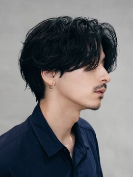 バイフィフス 原宿/表参道(by fifth) センターパートシャドウパーマルーズパーマスパイラルパーマ