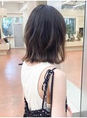 ブリーチなしダブルカラーミディアムボブ20代30代40代夏カラー