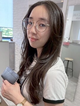 マッシュ 天王寺あべの(MASHU) 【天王寺/阿倍野】レイヤーカット×オリーブグレージュ