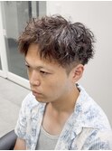 ツイストスパイラルパーマ/メンズショート