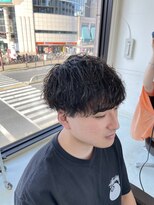 ウィル 西宮店(WiLL) シャドウパーマ×スッキリ刈り上げスタイル