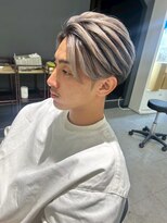 メンズサロン キング 心斎橋店(Men’s salon K!ng) ホワイトメッシュ/ツイスト/ツイスパ/パーマ/メンズ/眉毛/心斎橋