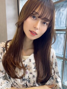 トッカ ヘアアンドトリートメント バイ リウム(tocca hair&treatment by Rium)の写真/顔周りのレイヤーで創る小顔魅せカットがオススメ*計算されたカットであなただけの似合わせ韓国ヘアを♪