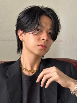 ロンドオム 池袋(Lond Homme) men's/メンズ/曲がる縮毛矯正/センターパート/縮毛矯正/池袋