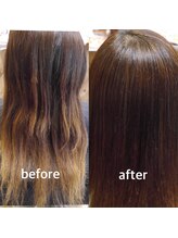 「しっかり伸ばして、自然に仕上がる。真面目なストレート。」