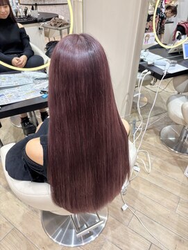 アーチバイケンジ(arch by kenje) ピンクラベンダー/ロングヘア/平塚美容室/ブリーチカラー