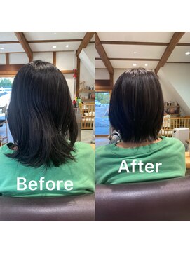 ミディアムボブ