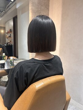 ロンド ルージュ 銀座店(Lond rouge) 切りっぱなしタッセルボブ