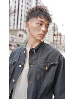 ロミーオム 本厚木(ROMMY. Homme)&nbsp;刈り上げツーブロック束感ショートメンズヘア