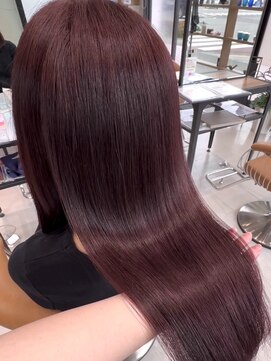 フォルテ プリモ 焼津 藤枝(FORTE PRIMO) チェリーレッド/髪質改善/ダブルカラー/顔周り/学割/焼津