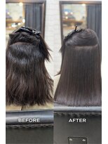 ビート(Beat)&nbsp;ビートヘアー式 髪質改善ストレート＋カラー