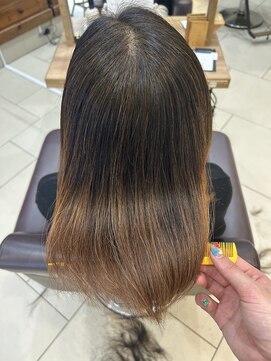 リーナ ビューティガーデン(LiNA BeautyGarden) 髪質改善カ×マニキュアカラー