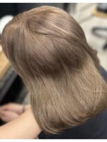 アイシー 表参道(ICY)&nbsp;ブリーチミルクティーベージュワンホンヘア表参道透明感カラー