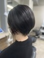 アンブル リュクス 池袋(amble luxe) ショート×縮毛矯正で収まり◎/くびれショート/髪質改善