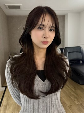 エトワ 中央店(etoi) 大分韓国かき上げレイヤーカット大人レイヤー顔まわりレイヤー